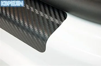

4PCS Car Door Stickers Carbon Fiber Look Scuff Cover Anti Scratch FOR mazda 3 6 2 5 CX-5 cx5 CX-7 CX-3 323 ATENZA accessories