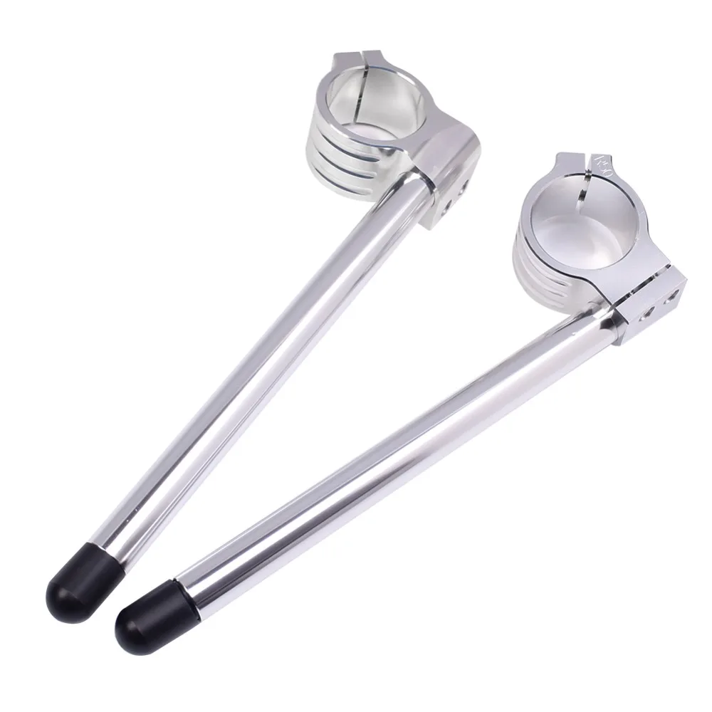 Универсальный Гоночный Регулируемый ЧПУ мм зажим на Ons вилка Руль Ручка Бар Кафе Гонщик мотоцикл 31 32 33 35 36 37 39 41 43 50 51