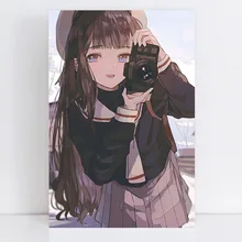 Картина по номерам художественная краска по номерам непобедимая Сакура аниме картины Рисование Раскраска по номерам на холсте с рамкой numbe