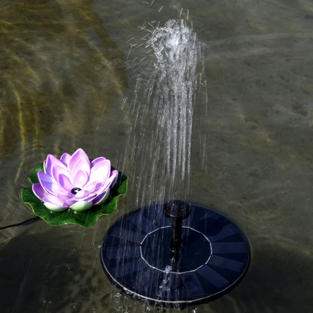 

Solar Power Fountain Pump Solar Pool Pond Submersible Waterfall Floating Water Fountain For Garden Decoration