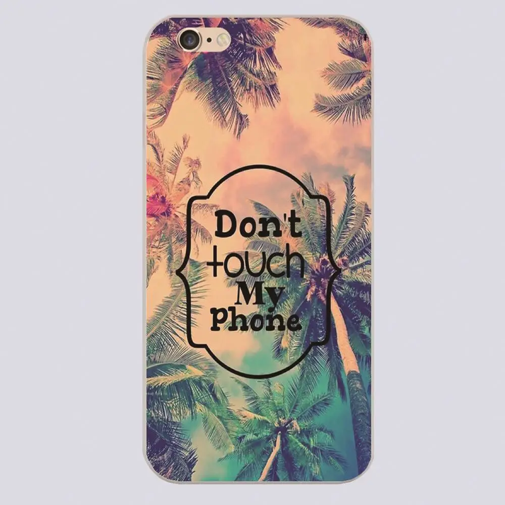 don't touch my phone art wallpaper Design phone cover cases for iphone 4 5  5c 5s 6 6s 6plus Hard Shell - AliExpress