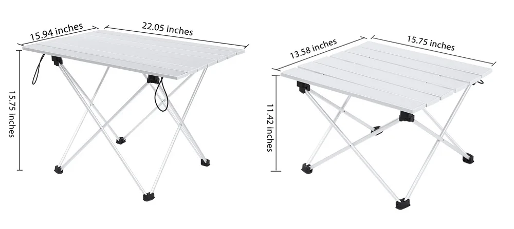 Портативный уличный стол, складной стол, лист из алюминиевого сплава, походный набор, сумка, Прочный Стол для путешествий и пикника
