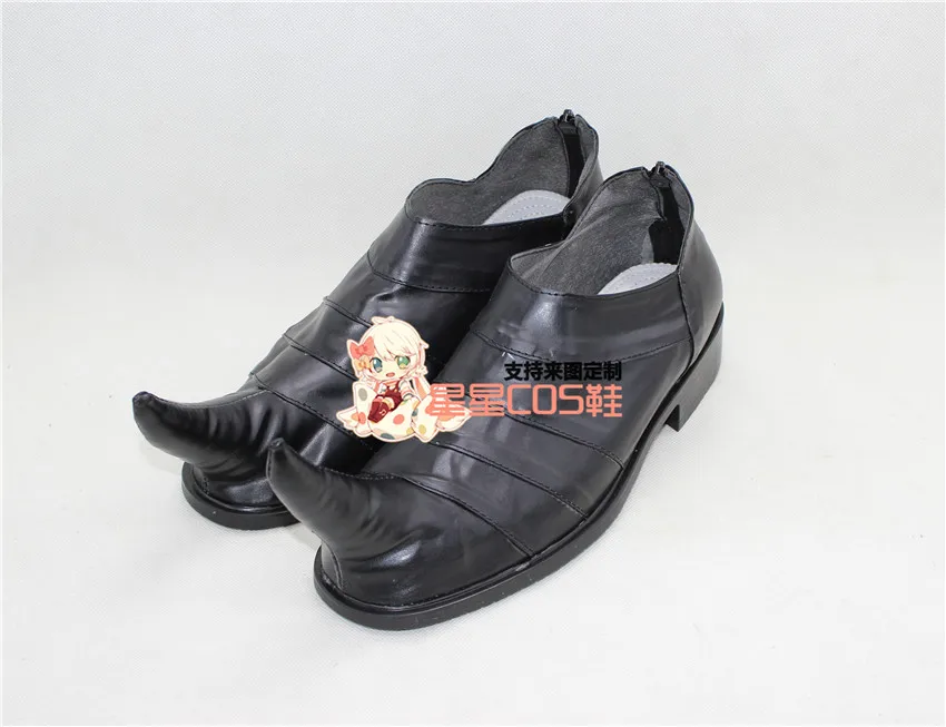 

JoJo's Bizarre Adventure Dio Brando Black Adult Cosplay Shoes Boots X002