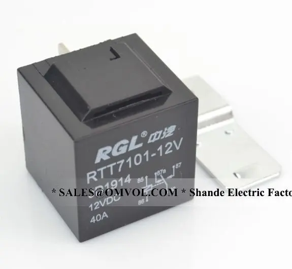 Famous RGL ALL BRASS PINS 5 pins 40A auto relay,Silver Alloy Contacts