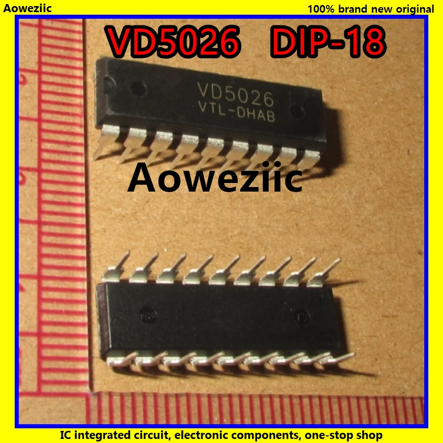 

10Pcs/Lot VD5026 5026 DIP-18 Encoding decoding IC New Original Product