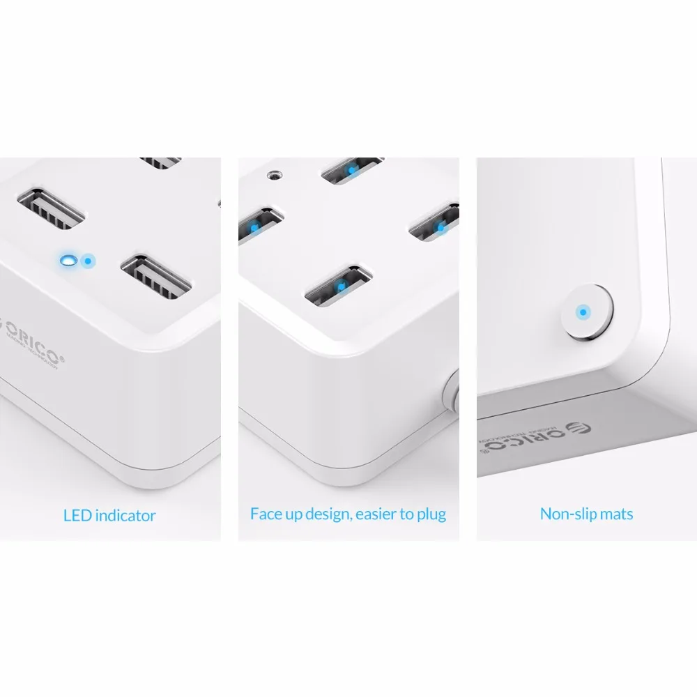 USB Концентратор ORICO 4 порта 2 0 для ноутбука и настольного компьютера мини