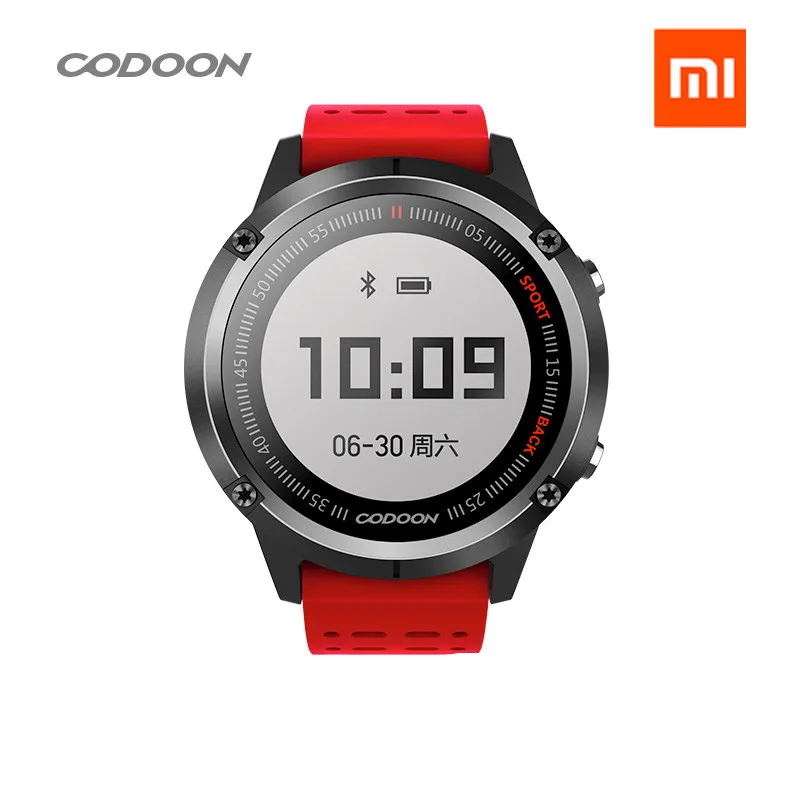 

Original xiaomi mijia codoon smart sports GPS watch S1 work with smart phone app Heart rate monitoring / 50 meters waterproof