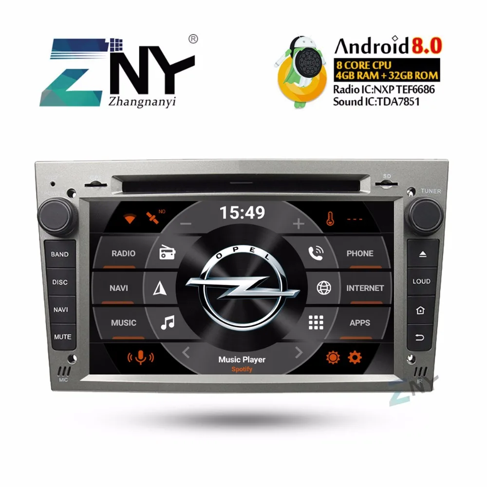 Android 8,0 Автомобильный DVD стерео 7 "ips авто радио 2Din для OPEL Vauxhall Astra Corsa Vivaro Antara Zafira, Meriva Vectra gps навигации