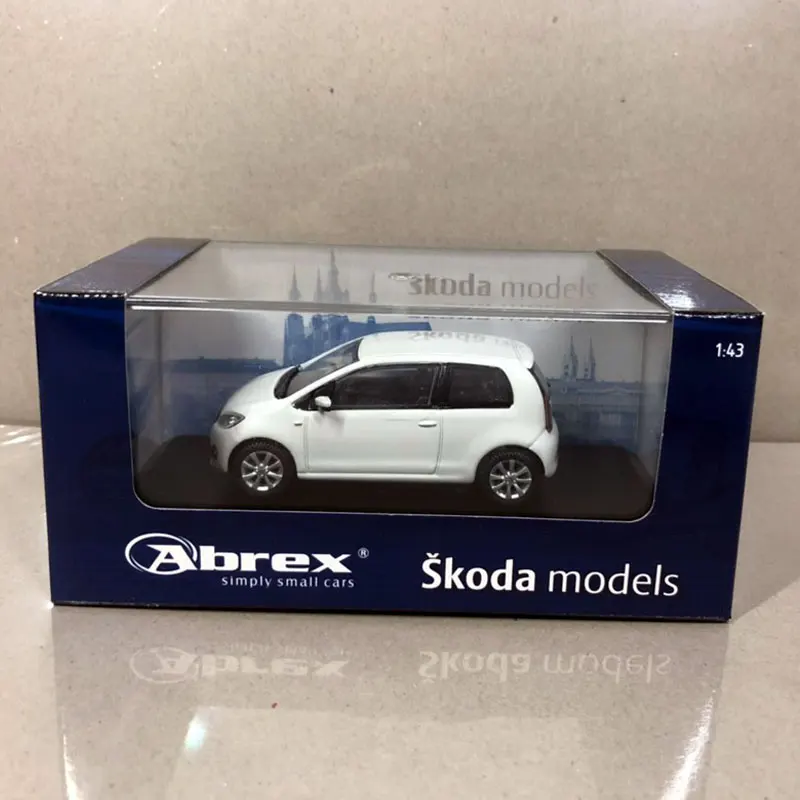 Abrex 1/43 масштабная модель автомобиля игрушки Skoda Citigo литая металлическая модель автомобиля игрушка для подарка, детей, коллекции, украшения