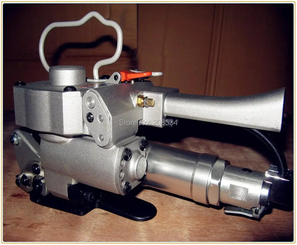 Wholesale-- (Tension:>=3500N) AQD-19 Portable Pneumatic PET&PP hand strapping tool/Plastic strapping welding machine for 13-19mm