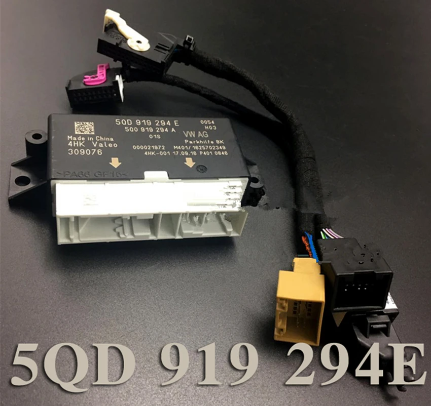 

Upgrade installl MIB MQB PDC Module 5Q0 919 294 E Parking OPS System Play&Plug adapter Wire cable Harness for PQ PLATFORM CARS