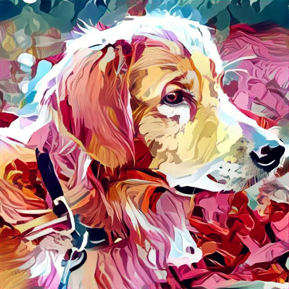 5d Diy Diamond Painting Dog Broderie Diamant Painting Diamant
