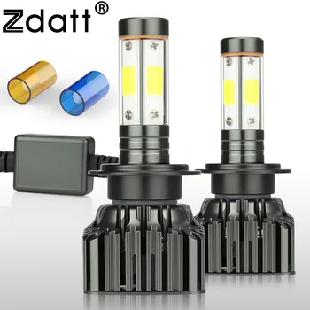 

Zdatt H7 LED H4 Car Headlights Canbus Bulb H11 9005 HB3 9006 H8 100W 12000Lm 12V 24V LED Fog Lamp Auto 3000K 6000K 8000K