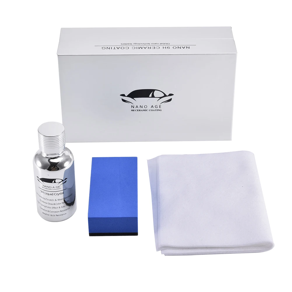 best car wax Nano Car Coating Liquid Glass 9H Liquid Crystal Hardness Car Polish Liquid Glass High Gloss Nano Bond Ceramic Coating best wax for black cars