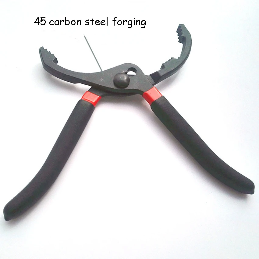 10"/12" Auto Repair Maintenance Tools Oil Filter Wrench Carbon Steel Disassembly Spanner Oil Chrome Machine Wrench Accessories