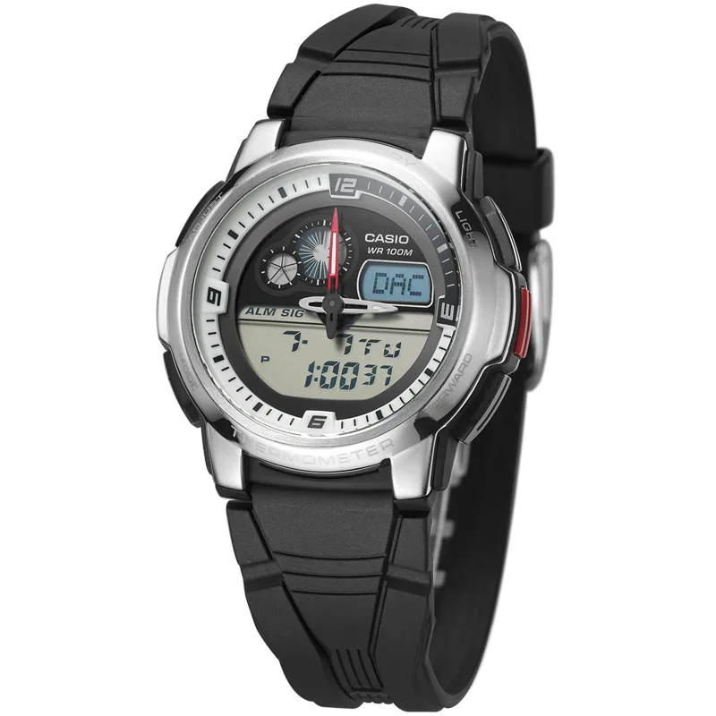 Casio Часы студенческие спортивные часы Многофункциональный Электронный двойной