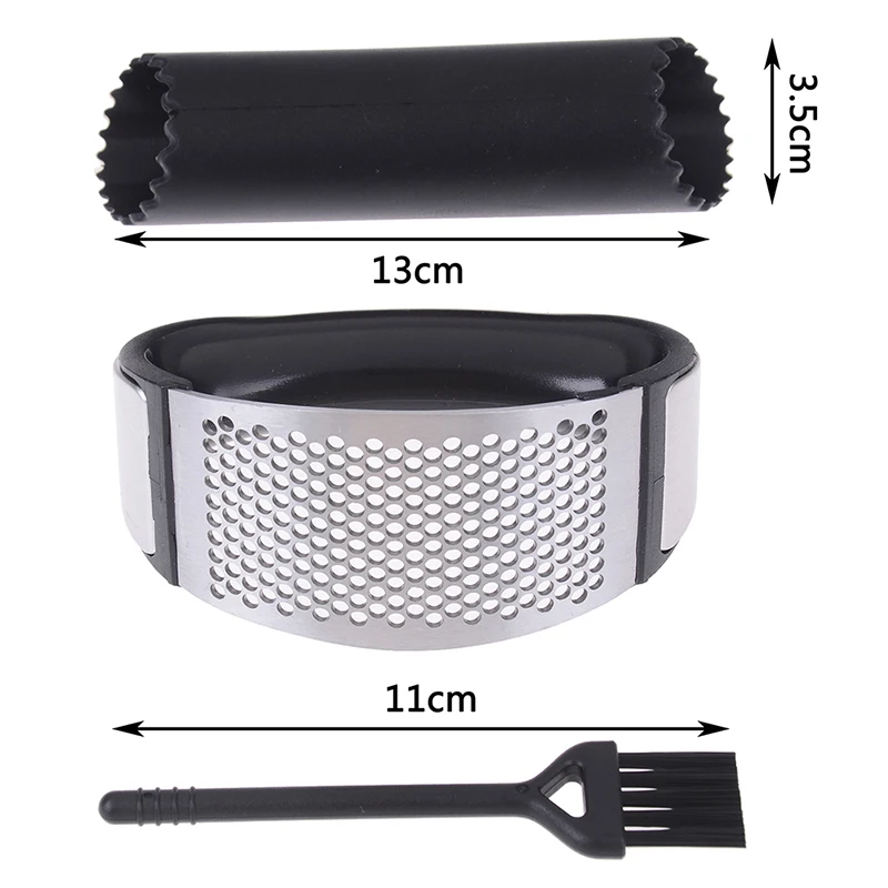 

1PCS Fruit Vegetable Tools Stainless Steel Garlic Presses Manual Garlic Mincer Chopping Garlic Tools Curve