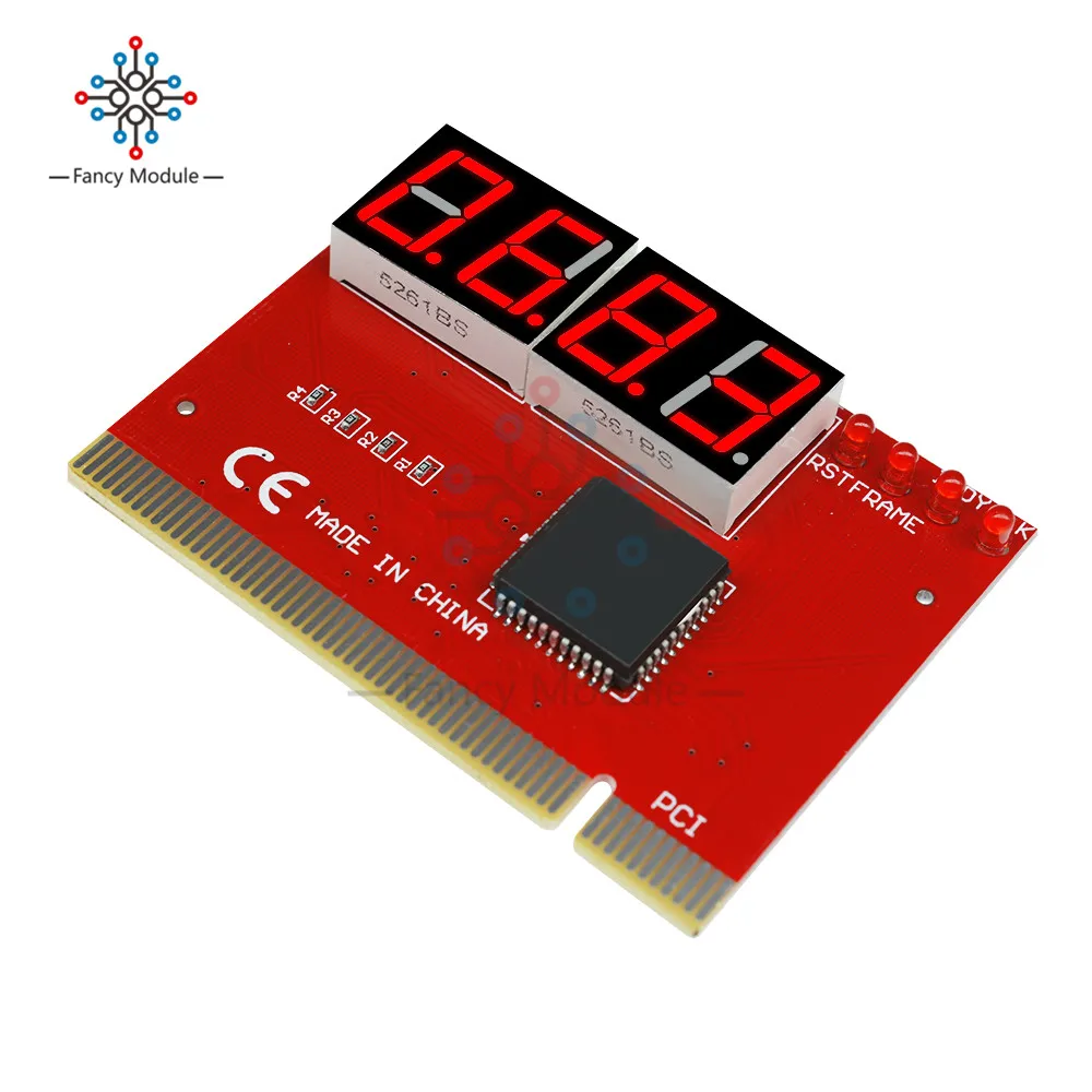 4 цифровой PCI карты PC анализатор диагностическая материнская плата POST Тест красный светодиодный тестер материнской платы