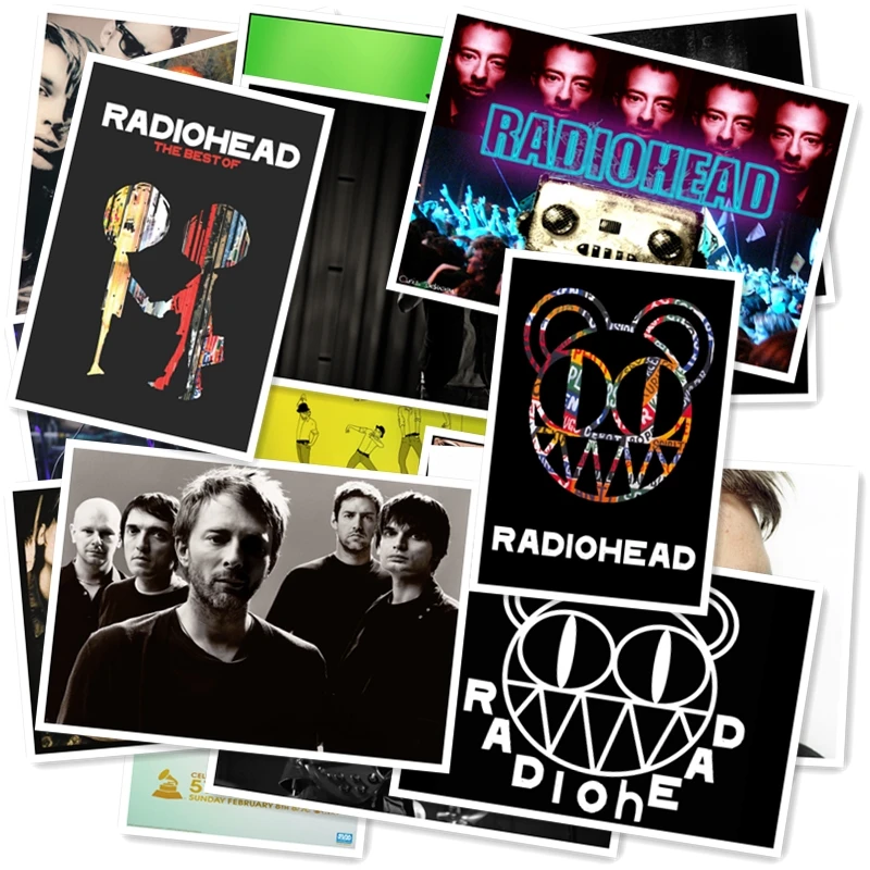 C1-19# Radiohead классический ремешок для часов серии стикеры 20/шт ПВХ ноутбук коллекция подарок домашний декор холодильник стиль смешанные s