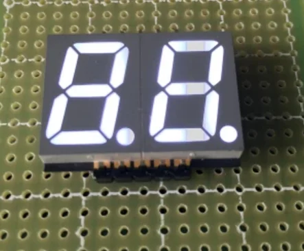 10 шт. Новый и оригинальный SMD 2 бит 0 56 дюймовый светодиодный светильник белый 7