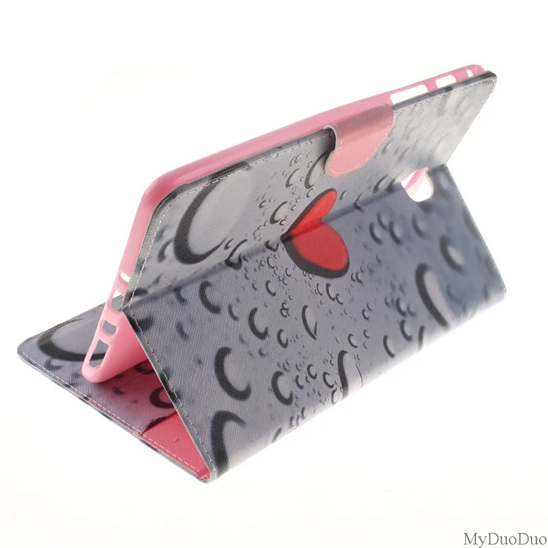 Flower PU Leather Wallet Case For Samsung Galaxy Tab A 8.0 inch T350 T351 T355 P350 SM-T355 Case Girl Boy Stand FlipTablet Cover (17)