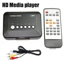 Мультимедиа TV box HDD Media Player Видео плееры Поддержка HD drive USB2.0 высокой скорости RM SD MMC card Media Player ЕС/США/ВЕЛИКОБРИТАНИЯ/АС Plug