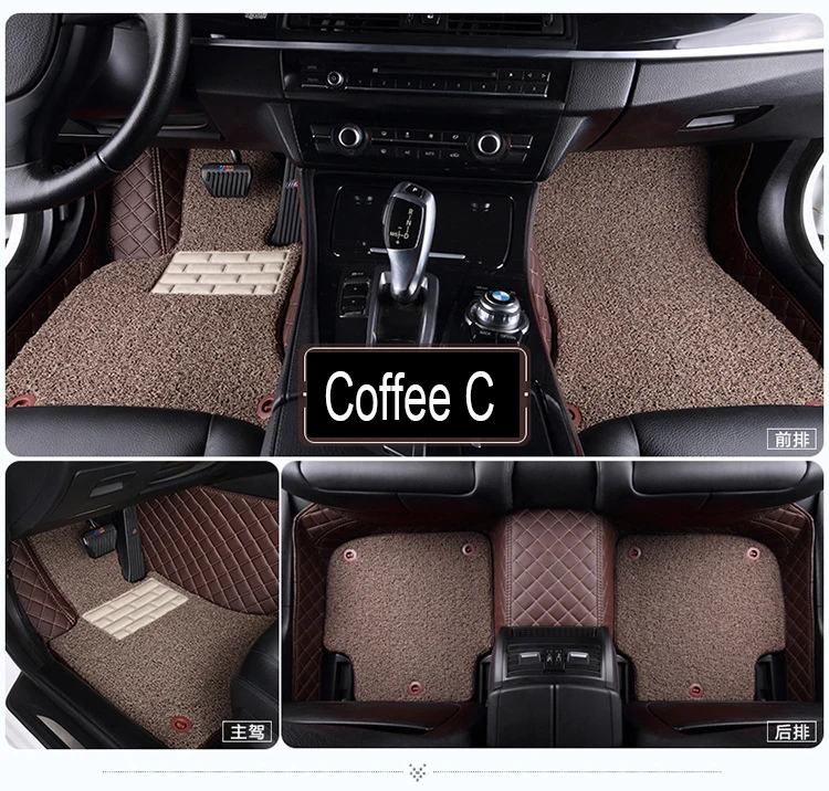 

Car floor mats made for Toyota Prius XW30 Vios 5D full cover case car-styling carpet anti slip perfect liners (2009-)
