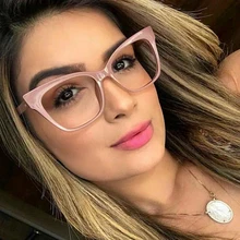 Сексуальные очки кошачий глаз оправа Женские винтажные прозрачные очки оправа Женские оправы очки оправа прозрачные очки de grau