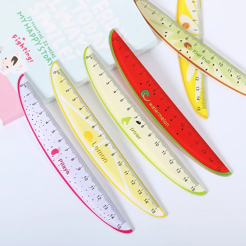1 Pc Korea Alat Tulis Lucu Bentuk Buah Kartun Penggaris Plastik Mahasiswa Imut Hadiah Penggaris 15cm Plastic Ruler 15cm Rulercartoon Ruler Aliexpress