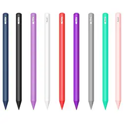 1 силиконовый чехол для Apple Pencil 2-го поколения защитный рукав iPencil 2 ручка кожаный чехол держатель для iPad Pro 11 12,9 дюймов