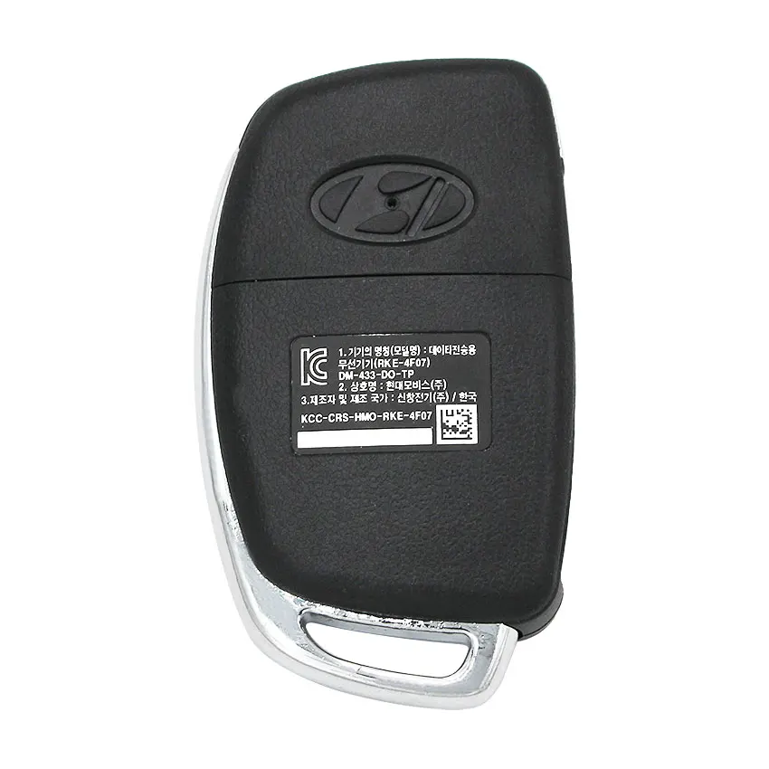 Складной удаленное брелок 3 кнопки 434 МГц ID46 чип для hyundai ELANTRA Verna