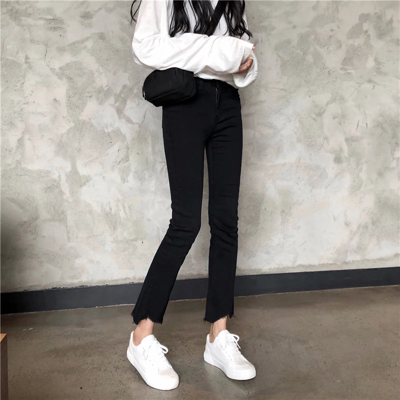 

Cheap Wholesale 2019 New Spring Summer Hot Selling Women's Fashion Casual Denim Pants NC23