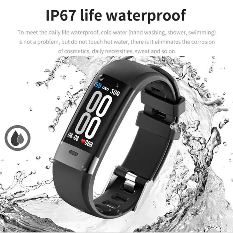 G36 ЭКГ Heart Rate крови Давление IP67 Водонепроницаемый Шагомер умный Браслет