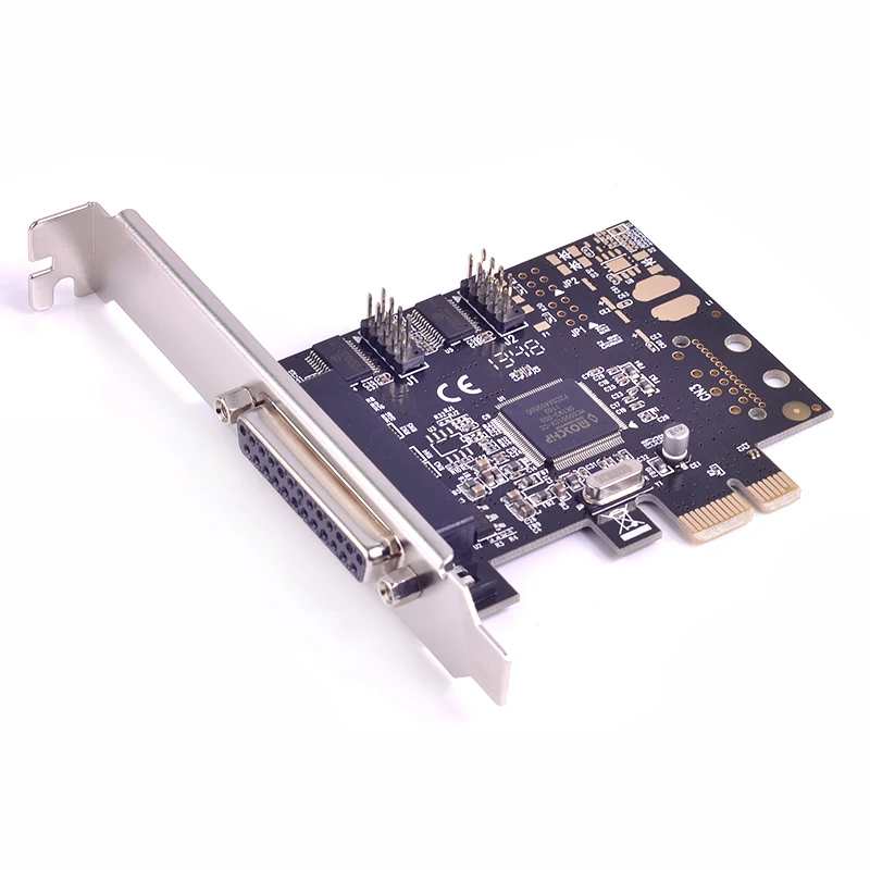 PCI express x1 2 Порты последовательный RS232 и 1 параллельный портами плата I/O карты MosChip