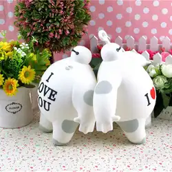 Новые креативные большой Hero 6 фигурку игрушка мягкая Baymax робот кукла расслабиться игрушка Vent ball Flash Light игрушки Фигурки антистресс игрушка