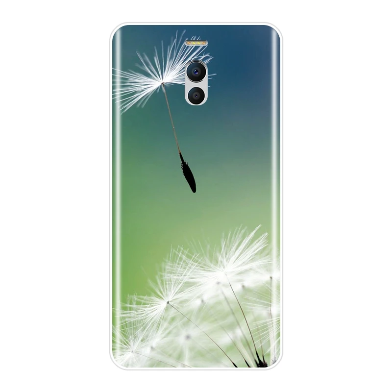 Мягкий чехол для телефона Meizu M6 M5 M3 M2 Note Фиолетовый силиконовый с изображением