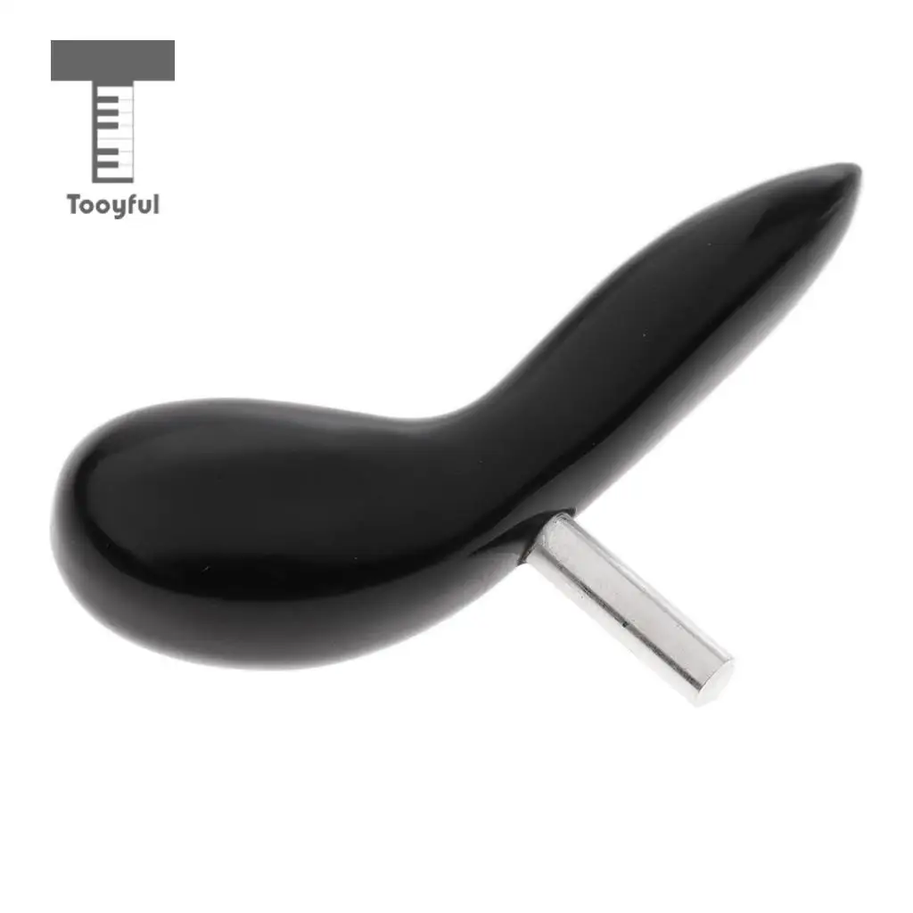 Tooyful Durable Silver Plating Stem Bassoon Hand Holder Saddle Rest Stage Accessory Woodwind Instrument Parts