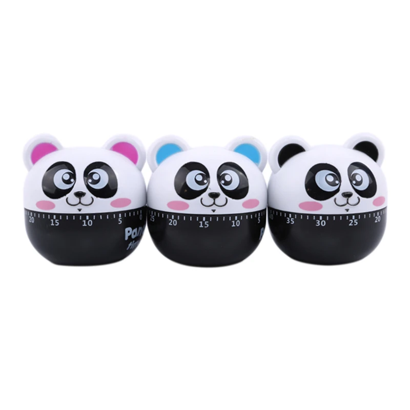 

Panda Perfect Color Changing Timer Yummy Soft Hard Boiled Eggs Cooking Kitchen Eco-Friendly Resin Panda Shape Timer Pink Timer