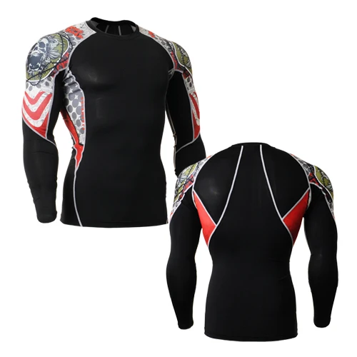 

Life on Track mens t shirt base layer for American football skull 3d printing long sleeve clothes shirts for soccer