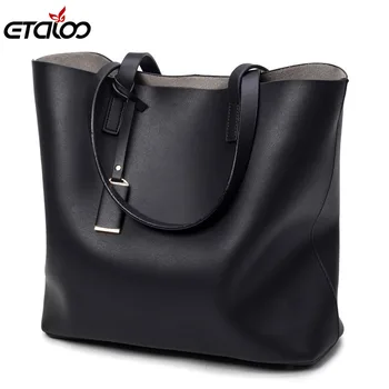 

Women Bag Large Bag Black Bucket Bags Casual Fashion Ladies Shoulder Bags