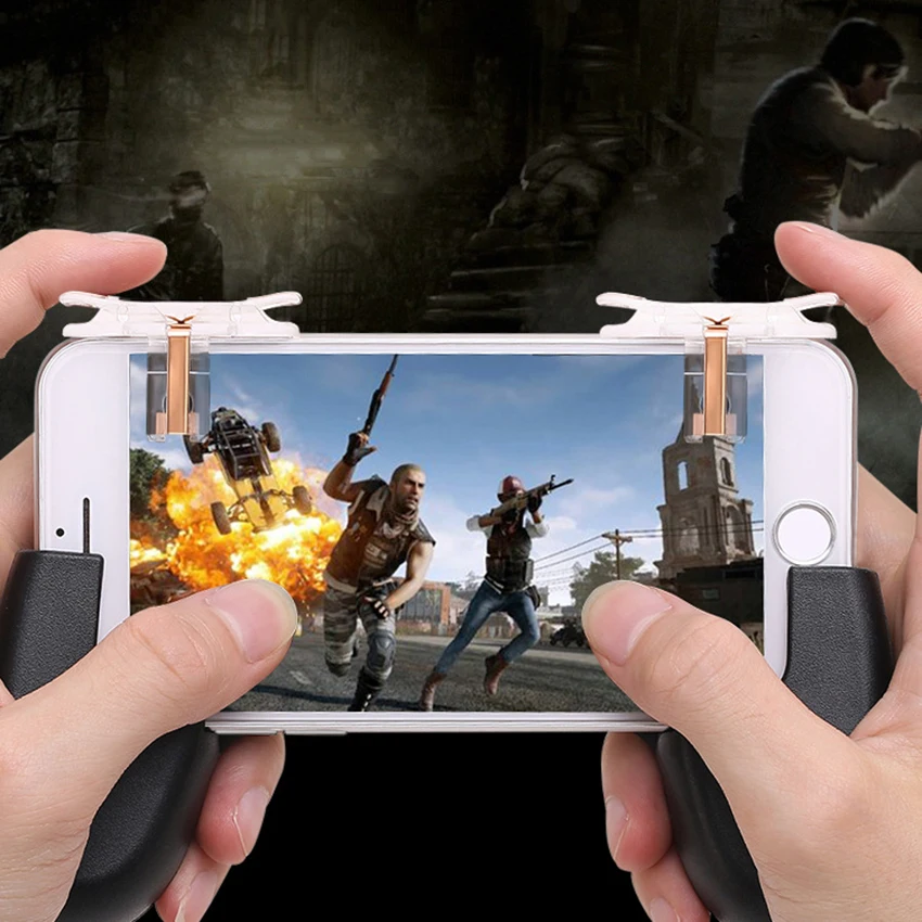 PUBG Mobile Gamepad Trigger Fire Button Sensitive Shoot and Aim Keys L1/R1 Shooter Joystick for PUB