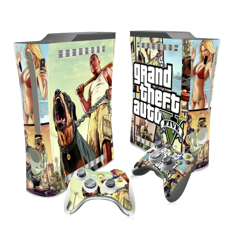 Grand Theft Auto V GTA 5 Skin Sticker Decal For Xbox 360 Console and  Controllers Skins Stickers for Xbox360 Vinyl - AliExpress