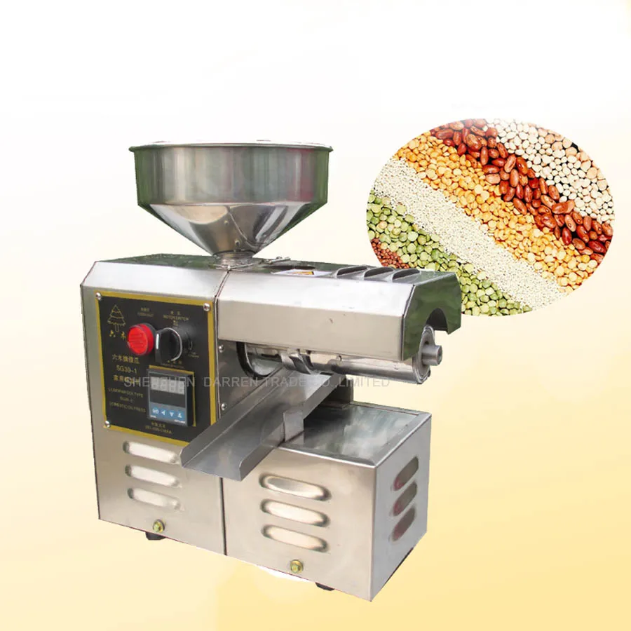 

SG30-1 машина для прессования пищевого масла, высокая скорость извлечения масла, экономия труда, пресс для масла из нержавеющей стали для дома