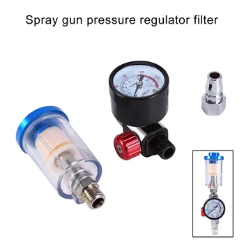 

Air Pressure Reducing Regulator with Gauge Meter Filter for Air Spray ALI88