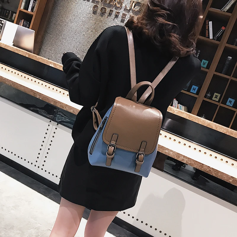 2018 Hot Fashion Women Backpack PU Leather Bag for Teenager Girls Women Backpack School Bags Top-handle Ladies Backpack Mochilas (15)
