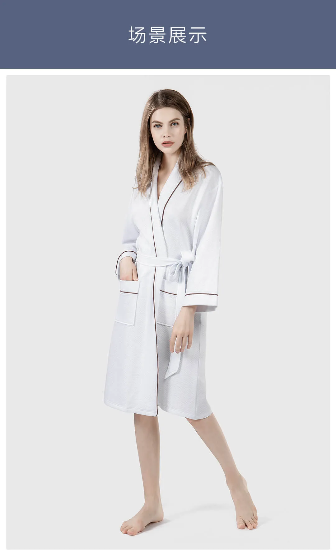Оригинальные хлопковые пижамы Xiaomi Mijia, домашняя одежда, мягкая и удобная одежда для сна, банный халат для отеля, высокое качество