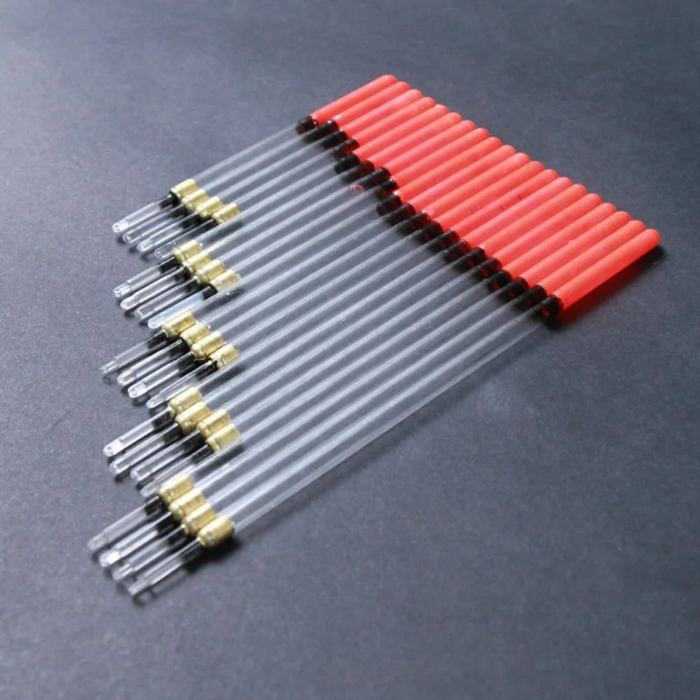 1 Set Clear Fishing Floats Carp Floating Stem Tubes Kits Tackle Tools