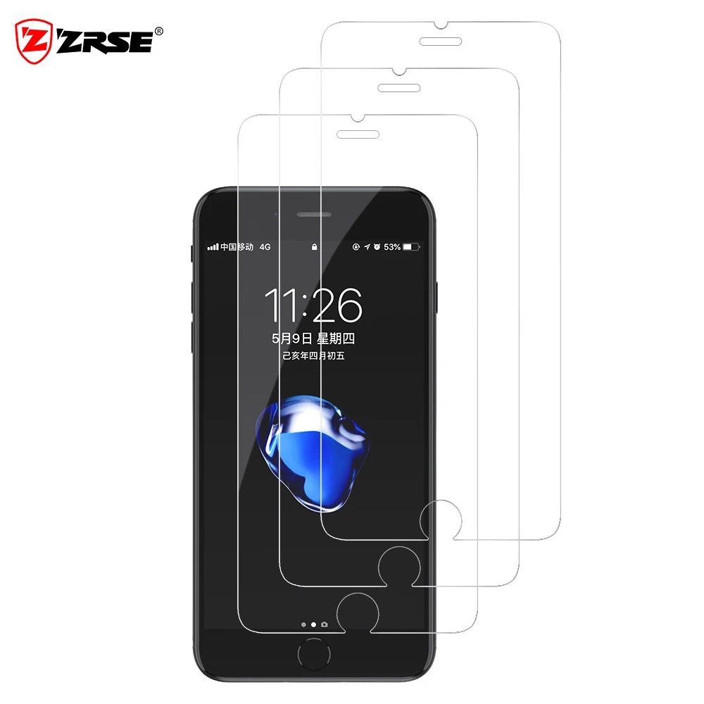 ZRSE [3 Pack] for iPhone X XS Max XR Tempered Glass for iPhone 5 5S SE 6 6S 7 8 Plus Screen Protector Protective Film for 4 4S (2)