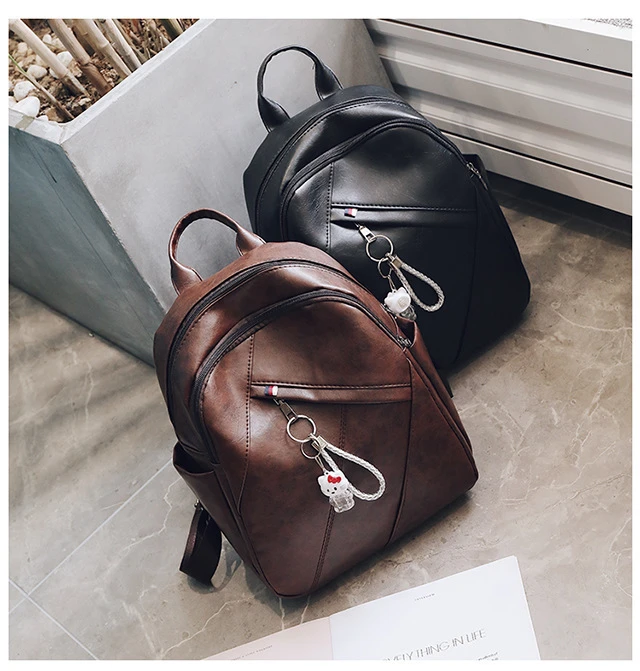 Маленький рюкзак, женская кожаная сумка на плечо, летние многофункциональные мини-рюкзаки, Женский Школьный рюкзак, сумка для девочек-подростков