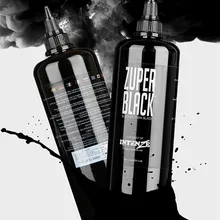 Перманентная Татуировка большая бутылка черная Татуировка чернила краска 12 унций татуировки первой необходимости 360 мл